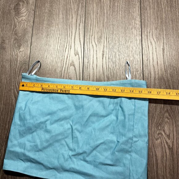 Motel Rocks Mini Yitra Bow Skirt Blue New Large NWT - Picture 9 of 10